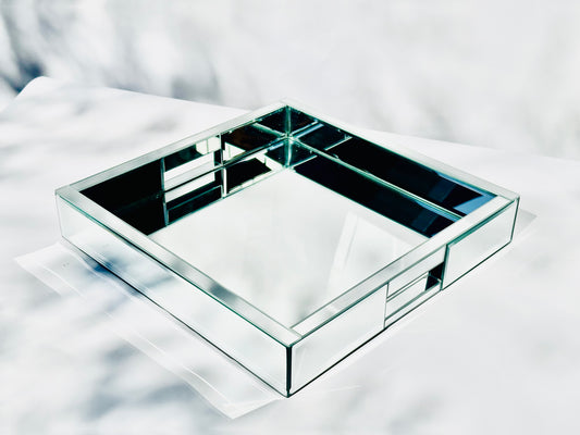 Square Mirror Tray